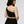 Load image into Gallery viewer, black one shoulder lehenga top
